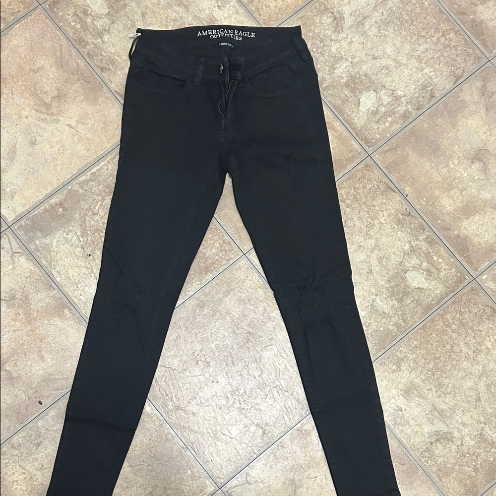 American Eagle Outfitters Super Stretch Black Jeans